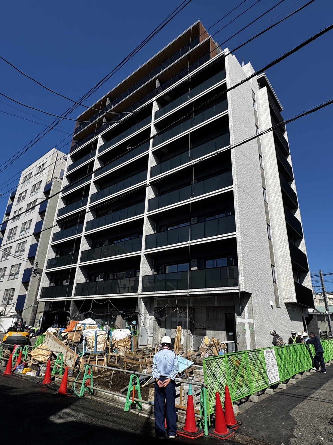 池上エリアで進む別のマンション建設現場（参考）